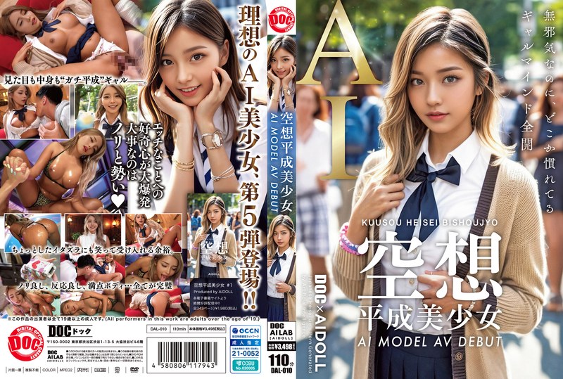 h_1711dal010 [DAL-010] 空想平成美少女 AI MODEL AV DEBUT 黒咲華 @通販(DVD)